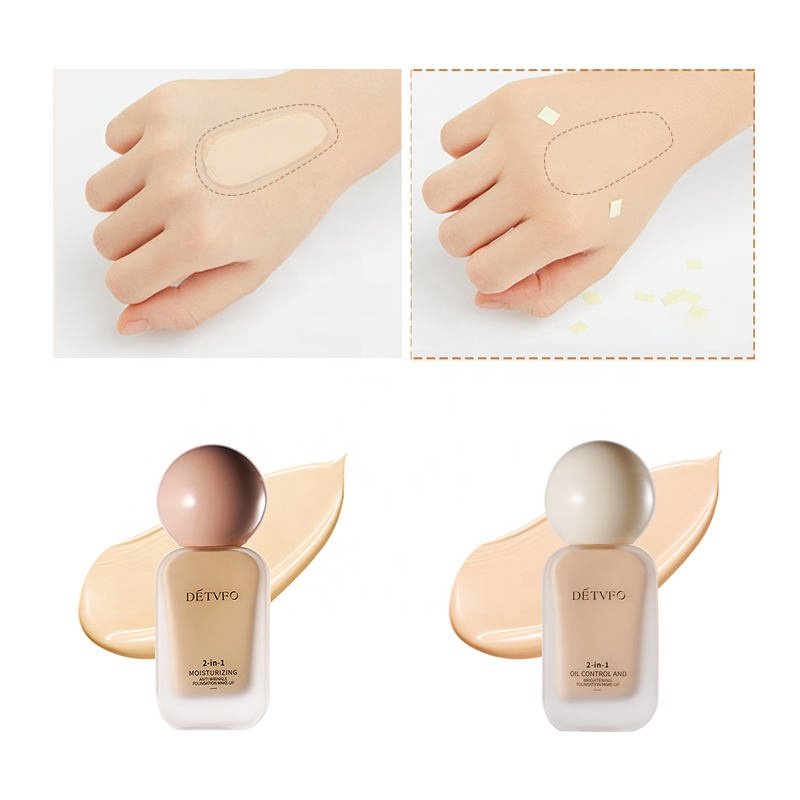 Private Label Korean Cosmetics 30Ml Make Up Waterproof Cream Makeup Liquid Foundation
