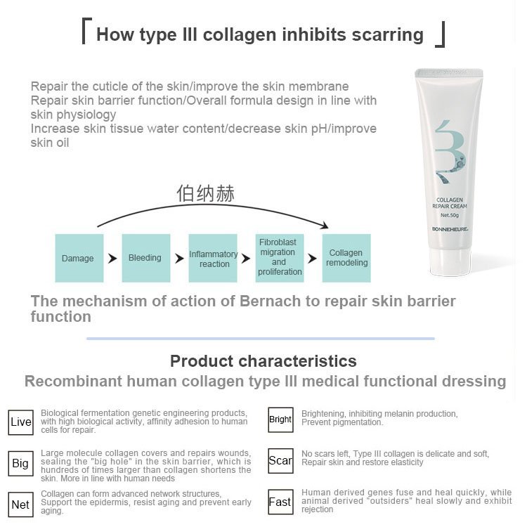 High Quality Stretch Marks Scar Repair Wrinkle Removal Moisturizer Stretch Skin Medical Collagen Repair Face Cream