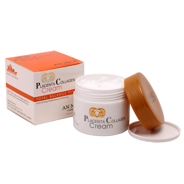 Thailand's Top Selling: Total Balance Perfect Placenta Collagen Face Cream, Extra Firming, Moisturizing, And Whitening, 100 ML.