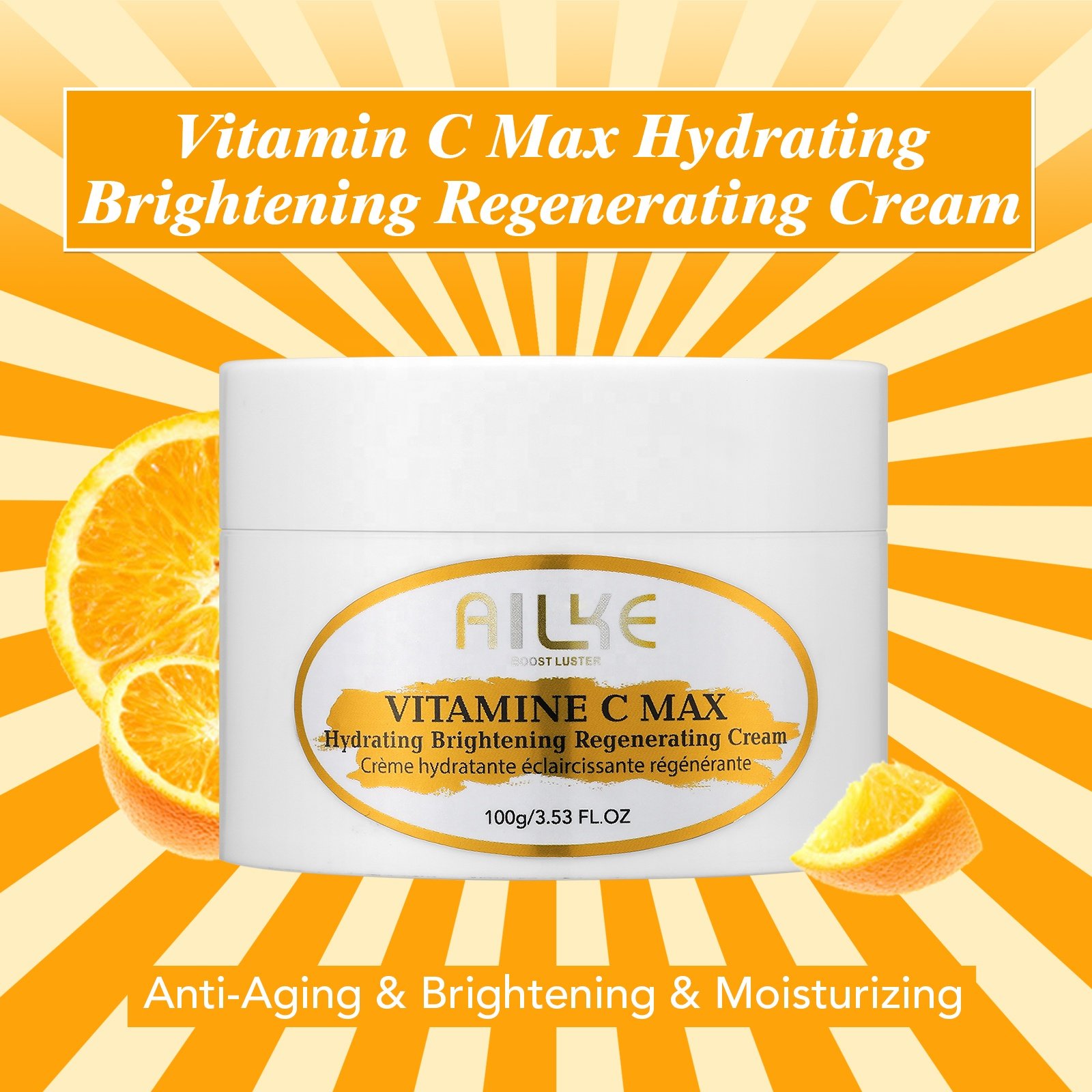 Brightening Face Cream Anti Aging Wrinkle Beauty Vitamin C Skin Whitening Lightening Face Cream