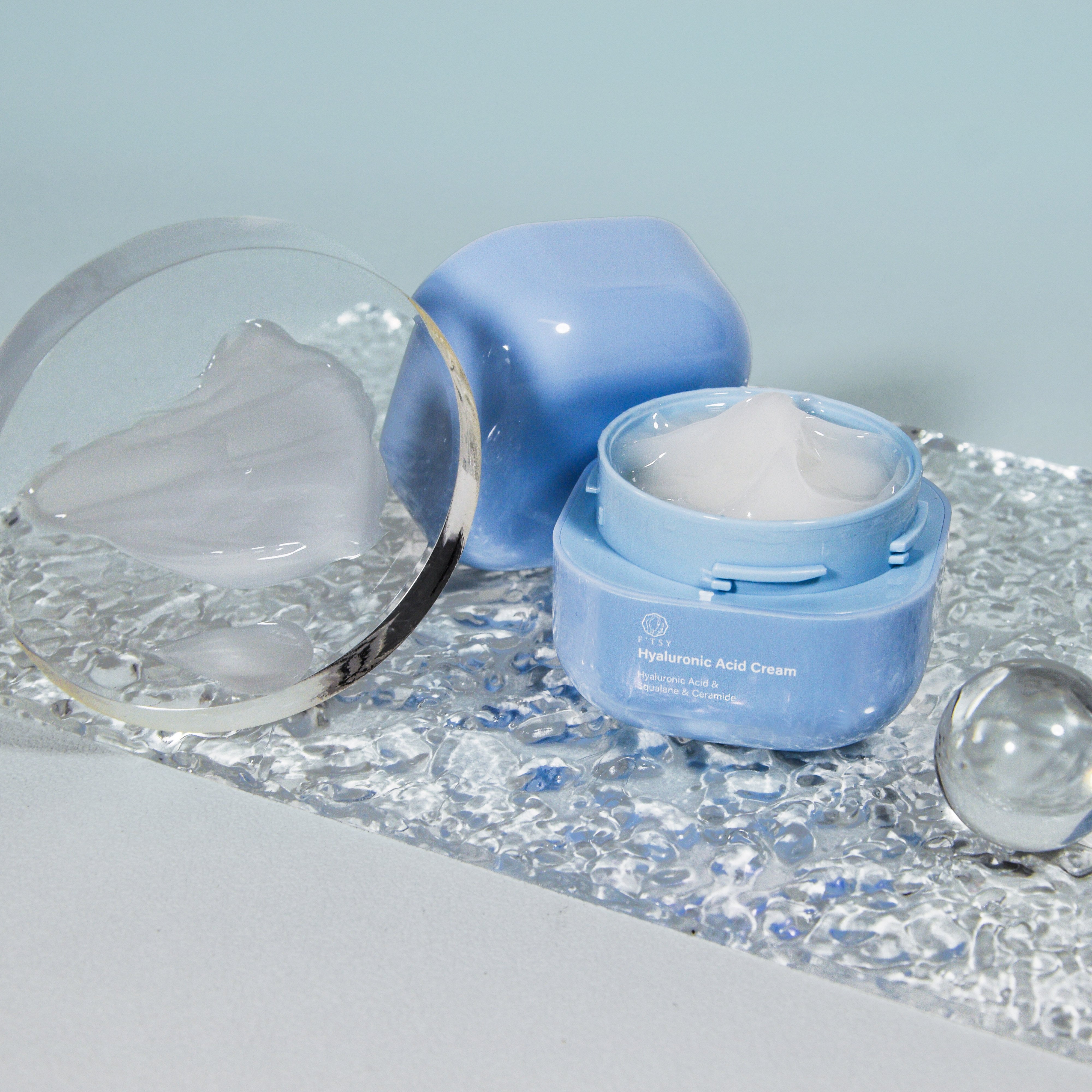 Private Label Moisturizer Hyaluronic Acid Cream Smooth Skin Anti-Aging Day and Night Face Cream