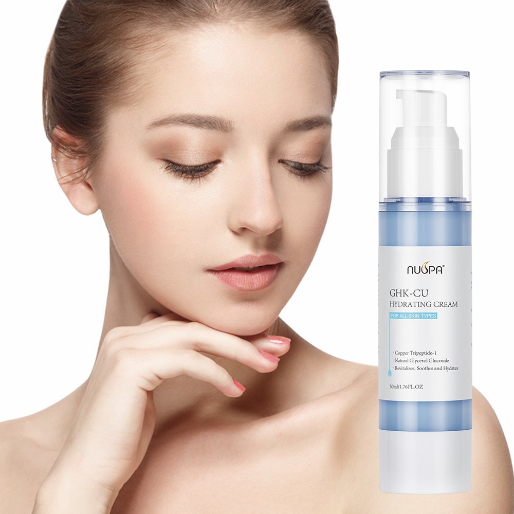 NUSPA Natural Glycerol Glucoside GHK-CU Anti Aging Skin Care Deeply Hydrating Refreshing Feeling Face Cream