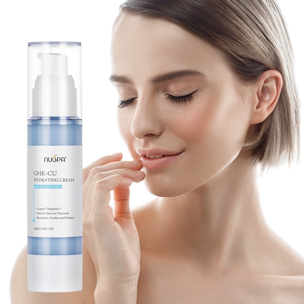 NUSPA Natural Glycerol Glucoside GHK-CU Anti Aging Skin Care Deeply Hydrating Refreshing Feeling Face Cream