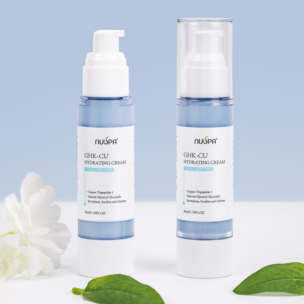 NUSPA Natural Glycerol Glucoside GHK-CU Anti Aging Skin Care Deeply Hydrating Refreshing Feeling Face Cream