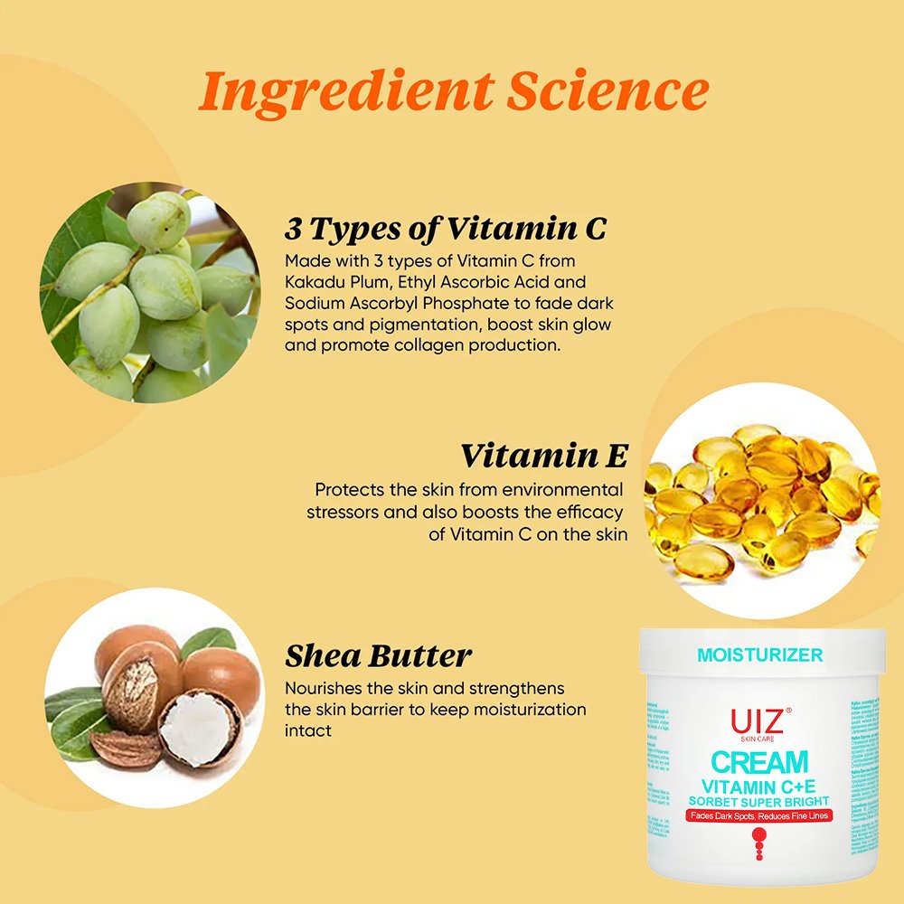 Light Face Moisturizer Skin Care Cream Organic Vitamin E Body Facial Whitening Removing Dark Spots Moisturizer