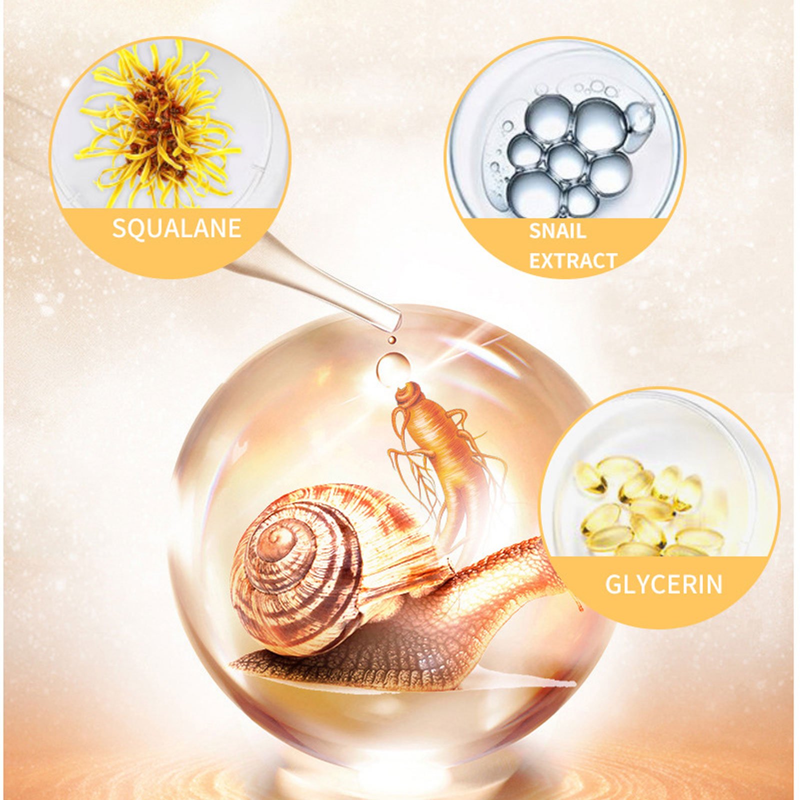 Hot Sell 24K snail cream Anti Redness and Aging Face Cream 50g