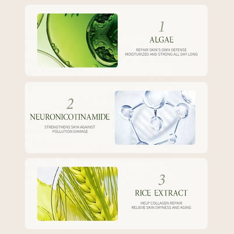 Rice Toner Pure Natural Cruelty Free Niacinamide Ceramide Glow Essential Face Moisturizer Lotion for All Skin Types Facial Toner