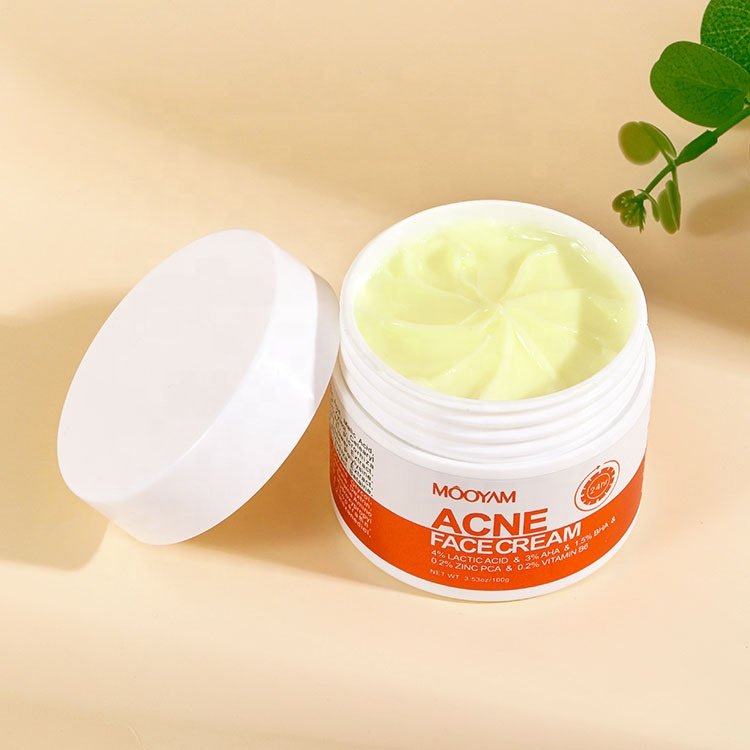Private Label Organic Skin Care Acne Wrinkle Dark Spot Remover Moisturizer Bleaching Acne Treatment Face Cream