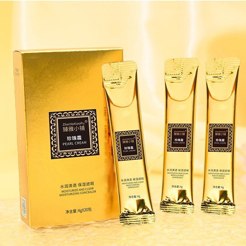 Day Night Use Hydrolyzed Pearl Hyaluronic Acid Moisturizing Cover Skin Blemishes Pearl Face Cream