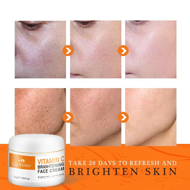 Vitamin c Face Cream Anti-Wrinkle Whitening, Moisturizing, Improving Darkness and brightening Skin Tone VC Face Cream 50g