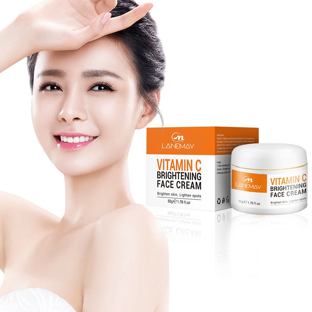 Vitamin c Face Cream Anti-Wrinkle Whitening, Moisturizing, Improving Darkness and brightening Skin Tone VC Face Cream 50g