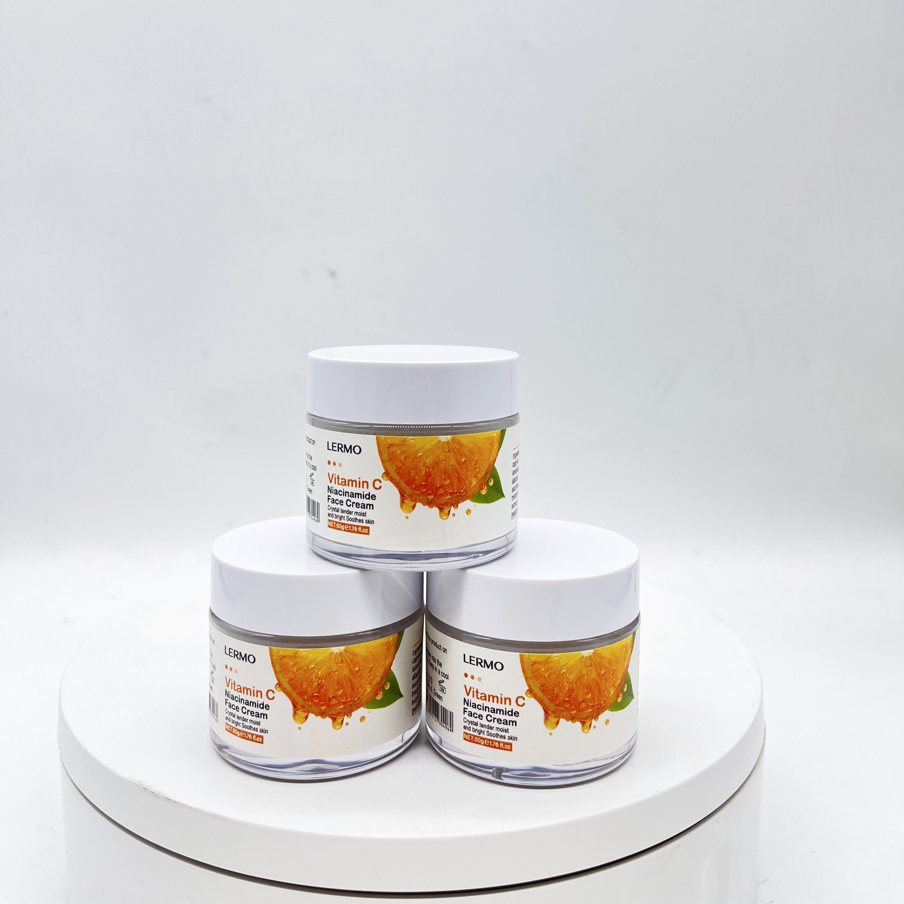 Customized Logo 50g Vitamin C niacinamide Face Cream Moisturizer Anti Aging smoothing face cream