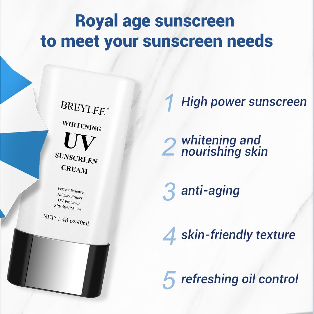 BREYLEE organic face sunscreen natural sunscreen cream spf 50