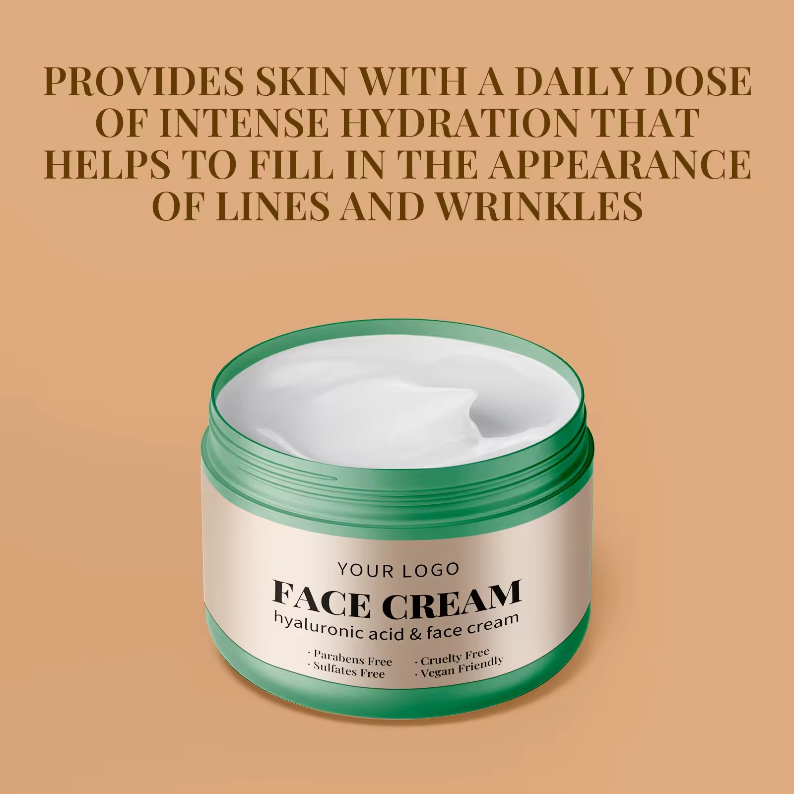 Private-Label Cosmetics Clear Luminous White Brightening Face Cream Collagen Aloe Vera Original Factory Best Glowing Skin Cream