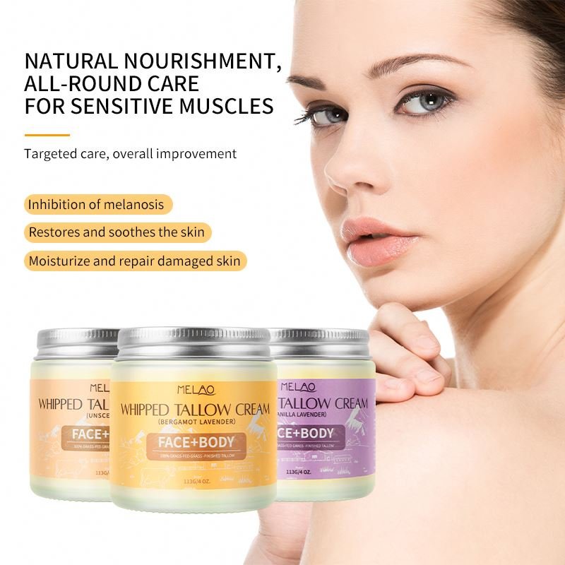 China Factory Organic All Around Body and Face Moisturizer for Dry 100% Raw Beeswax Balm Best Beef Tallow For Skin
