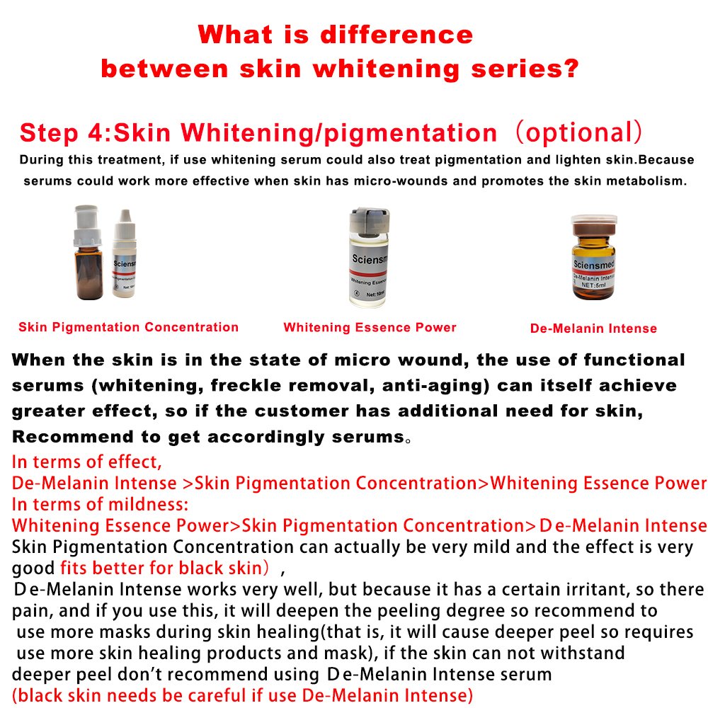 Dark Spots Correcting Remover Serum Hyperpigmentation Skin Pigmentation Concentration After skin Peel Microneedling Treatment