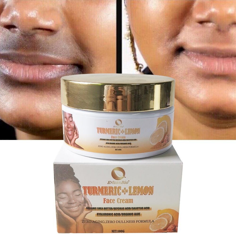 High quality natural black spot removing cream anti aging vitamin C skin care whitening turmeric moisturizing face cream