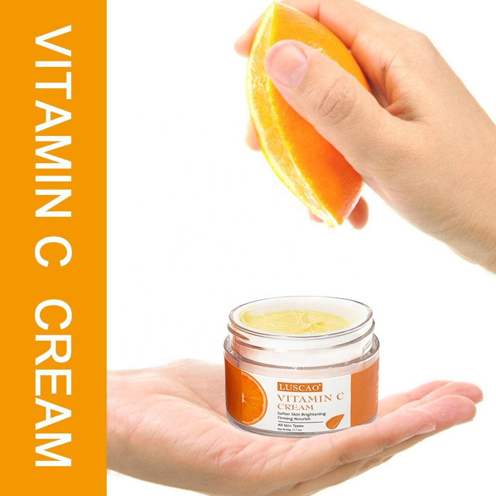 Herbal Ingredients Vitamin C 20% VC Whitening Facial Cream Skin Whitening Face Cream