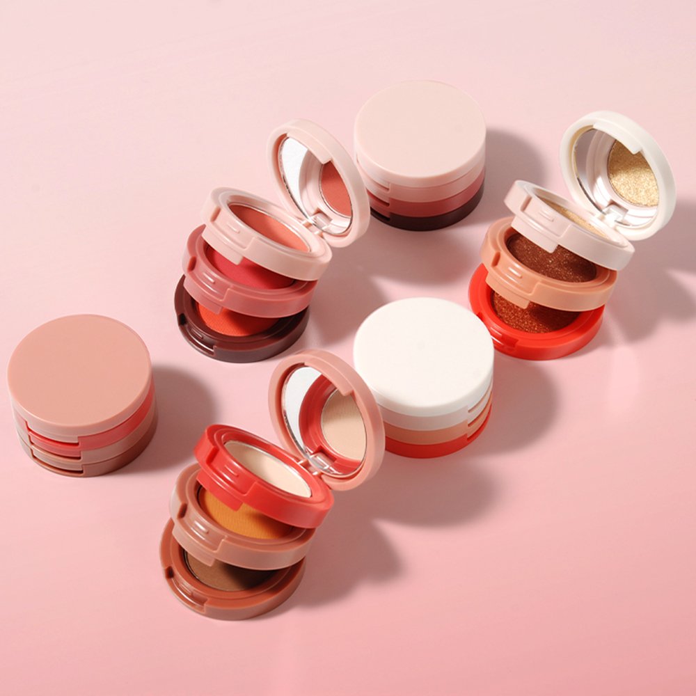 Cruelty Free Blusher Vegan Pink Blush Private Label Mineral Pressed Powder Blush Palette Your Logo Customize
