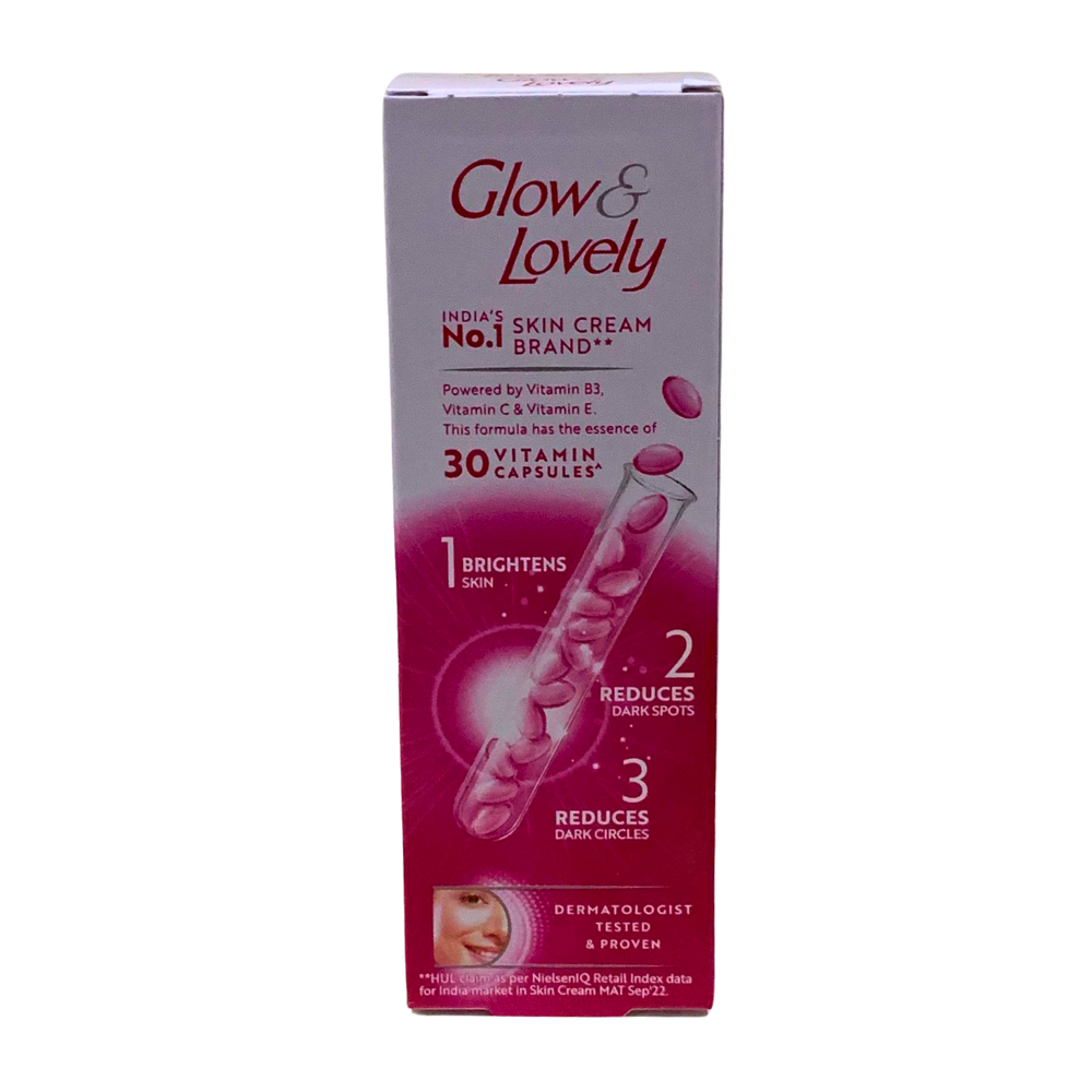GLOW & LOVELY CREAM (INDIA DOMESTIC) 50GM X 72 ADVANCED MULTIVITAMIN (LILIAL FREE) Natural Glow DEEP NOURISHMENT Face Cream