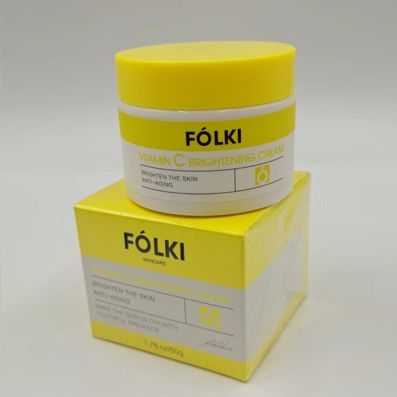 OEM customized 50g Per Bottle anti-aging brighten the skin antiwrinkle vitamin c cream for Women face care