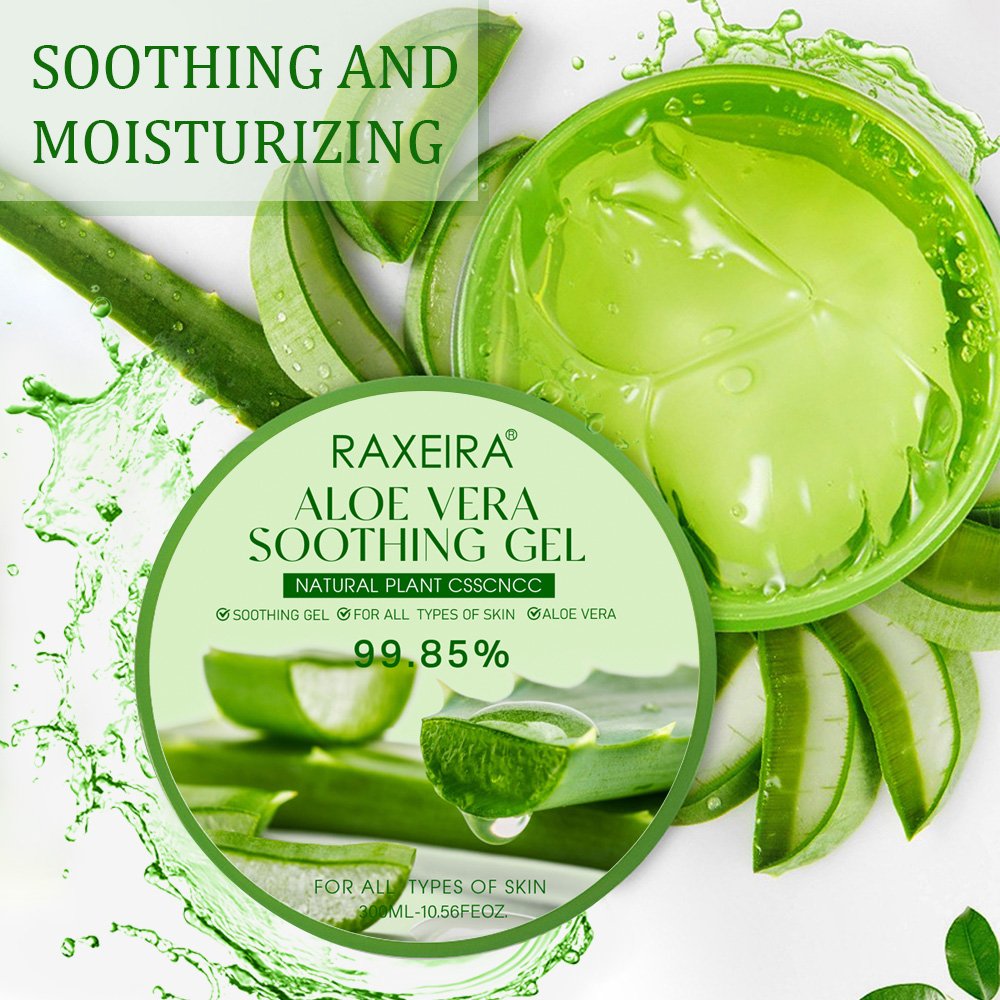 After Sun Redness Smoothing Aloe Vera Gel Face Care Moisturizing Face Cream Natural Organic 99% Pure Aloe Vera Gel