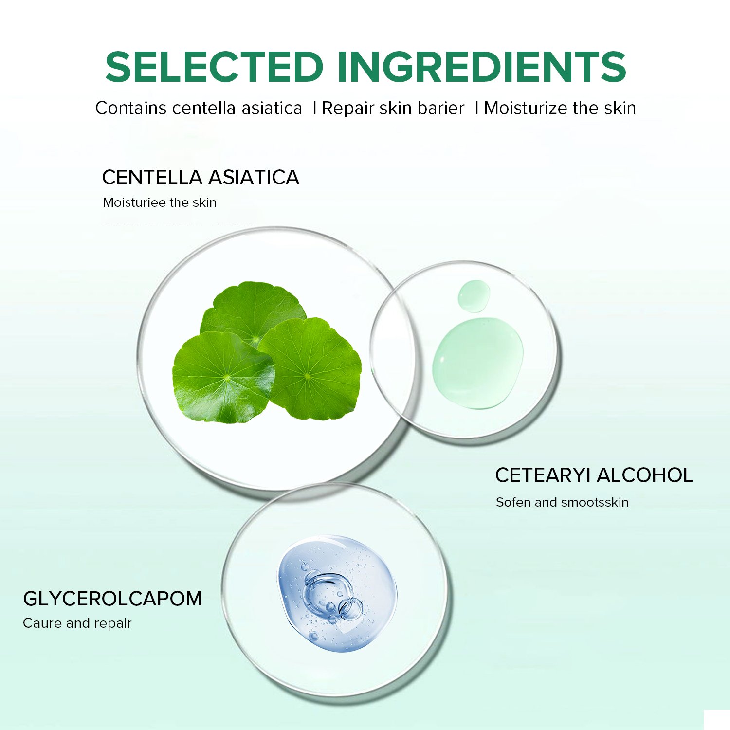 Perfectcare Centella Face Cream Repairing skin barrier Moisturizing Cream