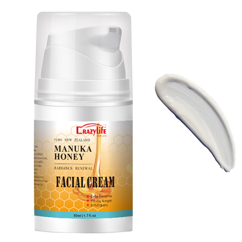 Crazylife honey face cream Honey Cream nourishes, refreshes and moisturizes 50g skin elasticity and moisturizing bee venom cream