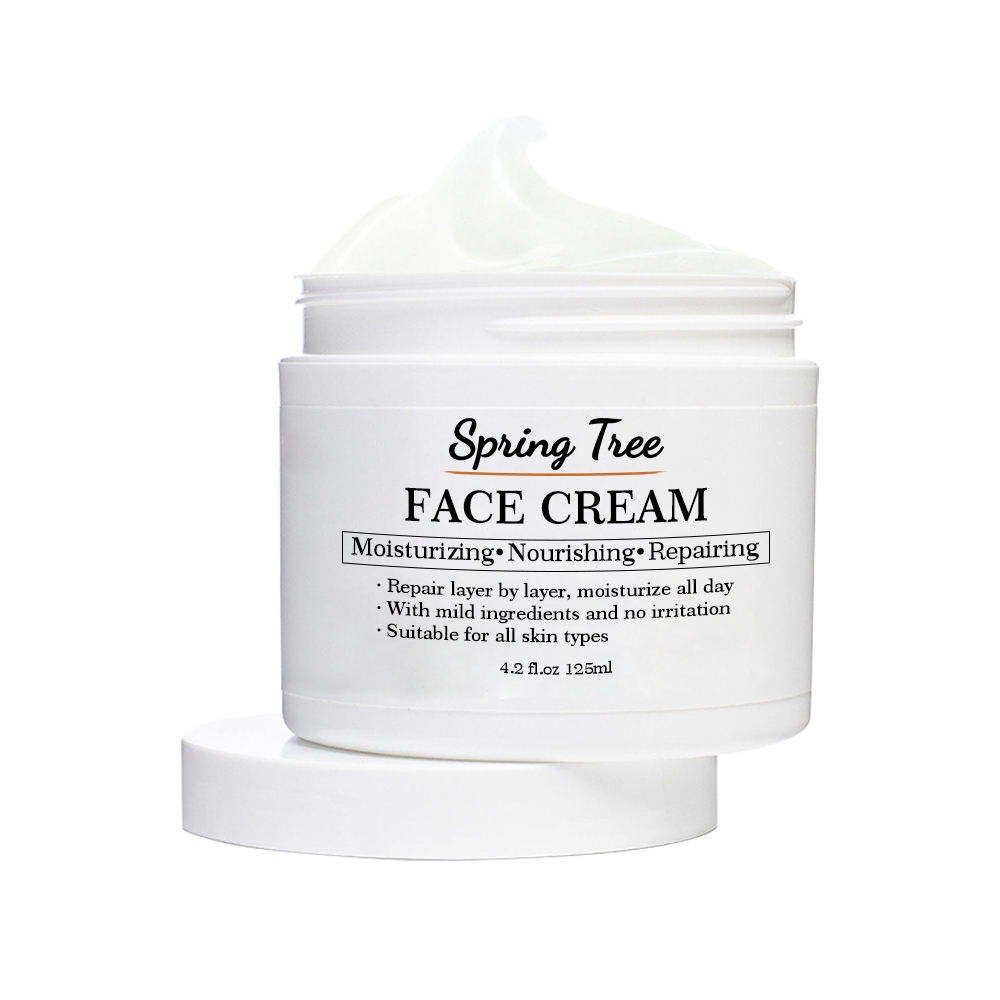 Private label skin care cosmetics facial cream lotion organic day and night beauty whitening face body cream