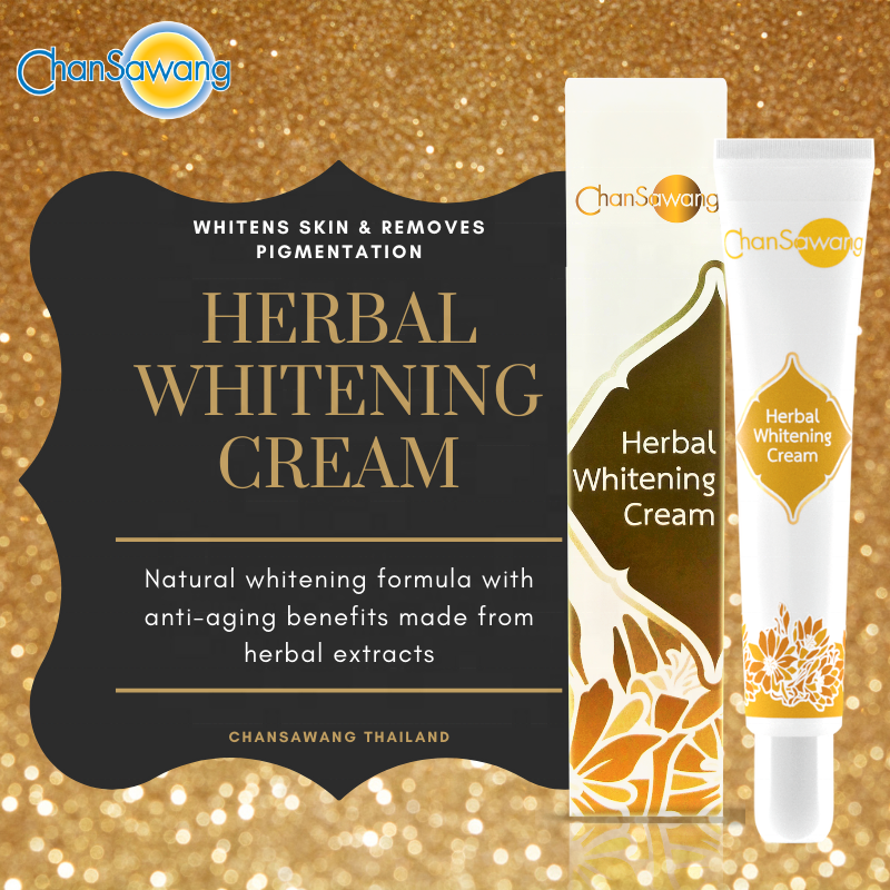Best Thai Herbal Face Whitening Cream For Skin Lightening Anti Aging Pigmentation with Arbutin & Niacinamide Made in Thailand