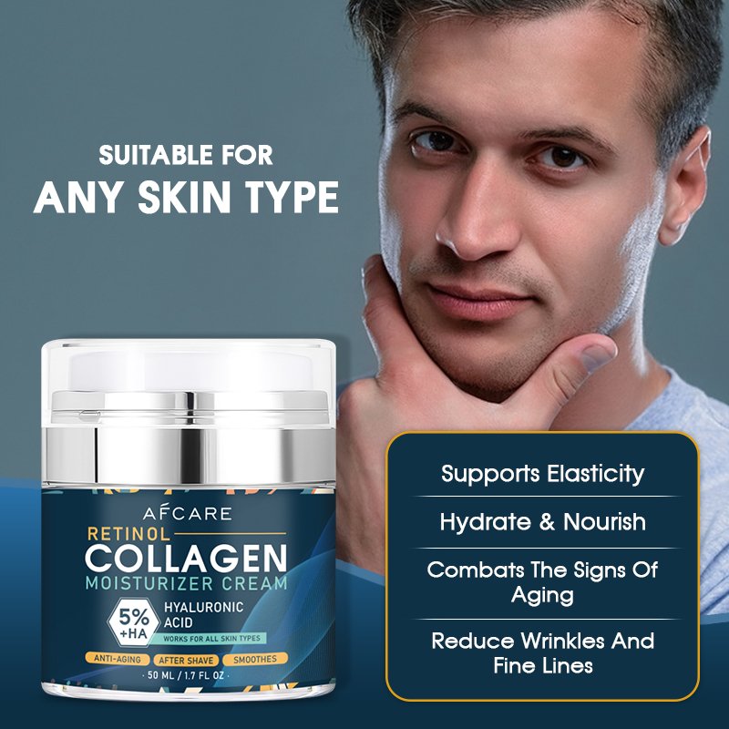 Facial Repair Whitening Face Cream for Men Anti-aging Anti-wrinkle and Retinol Collagen Men's Firming Face Cream