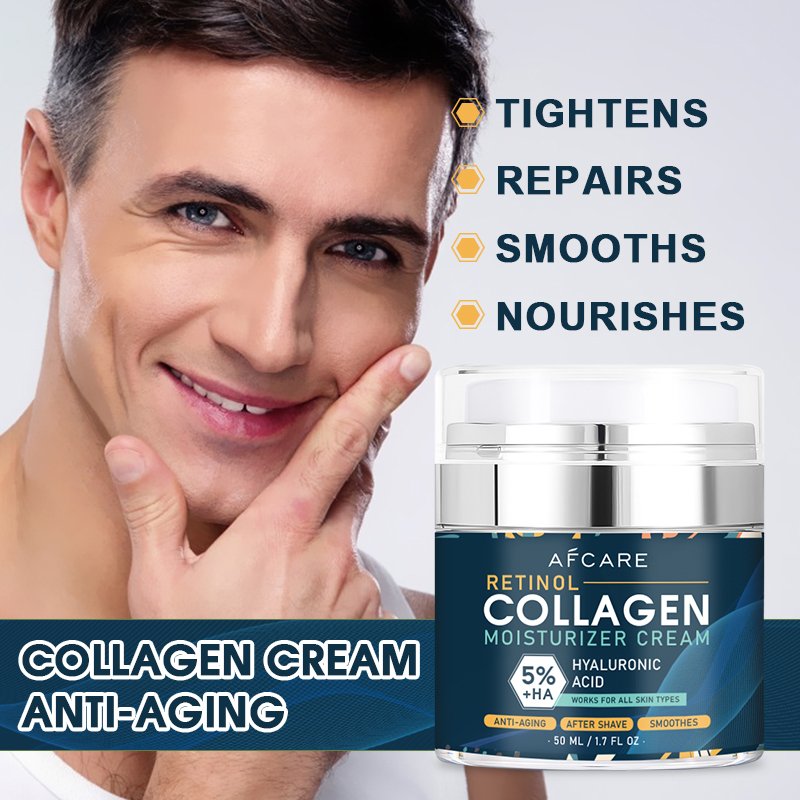 Facial Repair Whitening Face Cream for Men Anti-aging Anti-wrinkle and Retinol Collagen Men's Firming Face Cream