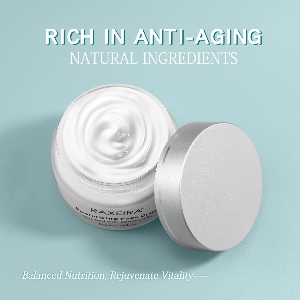 Best Sale Beauty Face Cream Soothing Moisturizing Facial Skin Wholesale Donkey Milk Face Moisturizer Cream