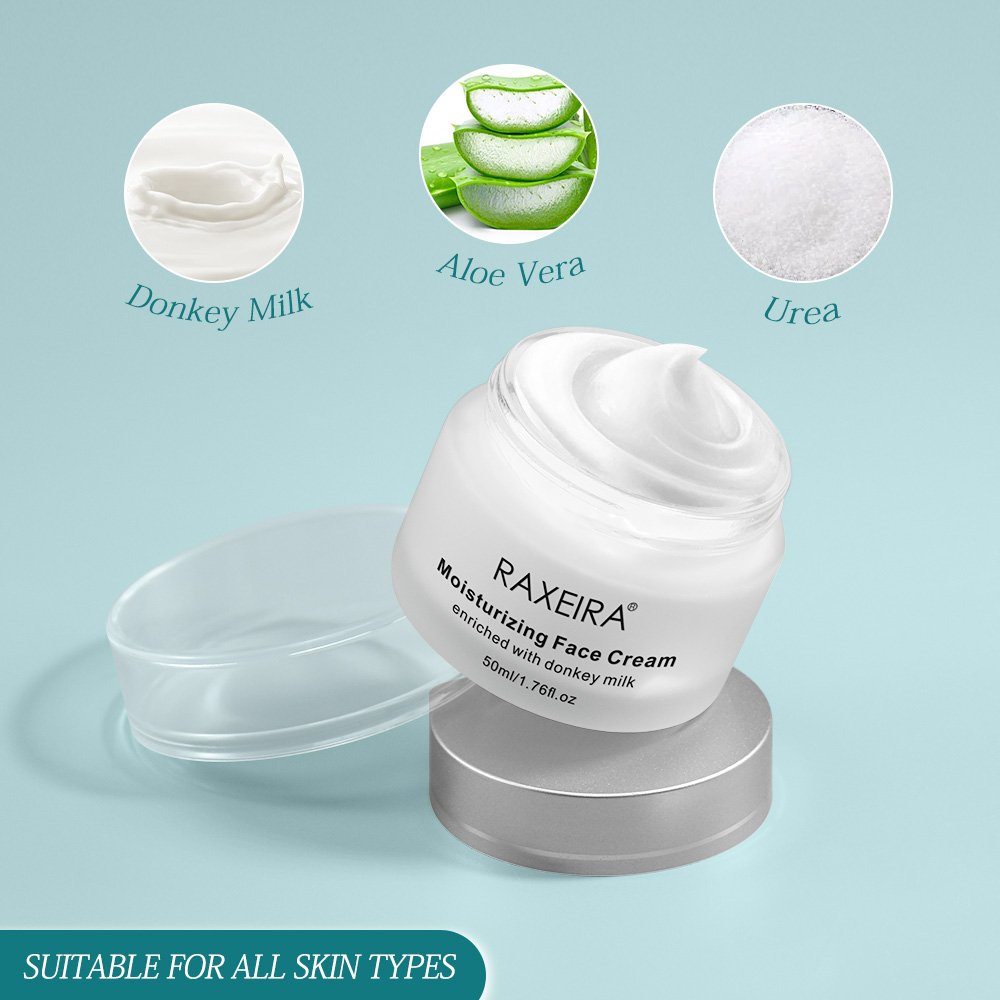 Best Sale Beauty Face Cream Soothing Moisturizing Facial Skin Wholesale Donkey Milk Face Moisturizer Cream