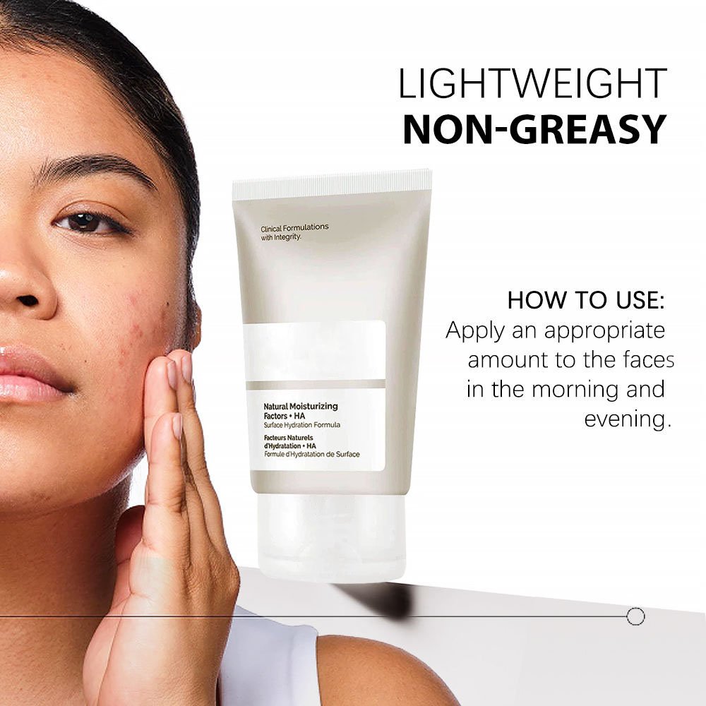 Natural Moisturizing Factors Faces Creams HA Relieve Dryness Facial Care Moisturize The Skin Creams