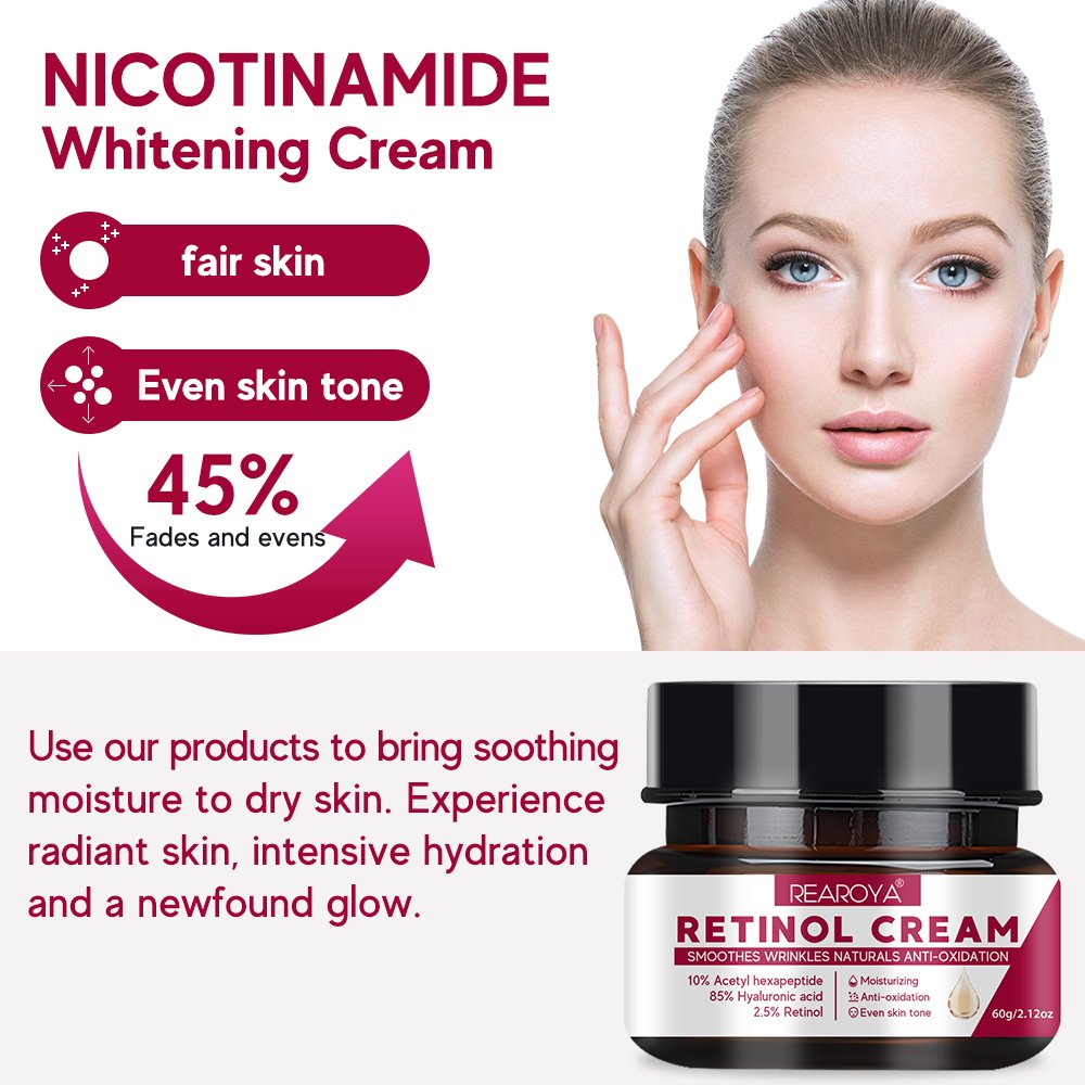 Hyaluronic acid retinol collagen anti aging moisturizing facial cream skin care whitening face cream
