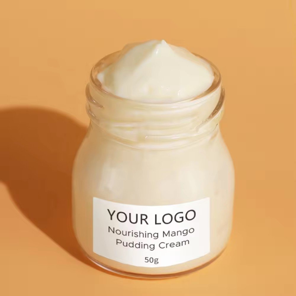 Customized Mango Pudding Texture Moisturizing Whitening Nourishing face cream&lotion
