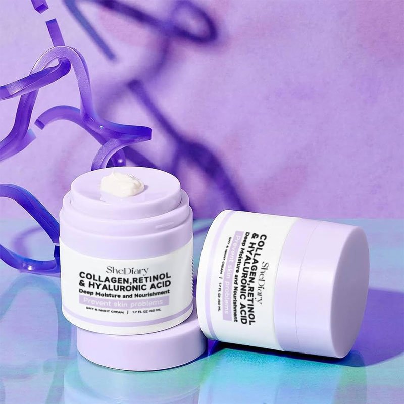 Shediary High Quality Organic Collagen Retinol Face Cream Hyaluronic acid Whitening Nourishing Moisturizer Facial Cream