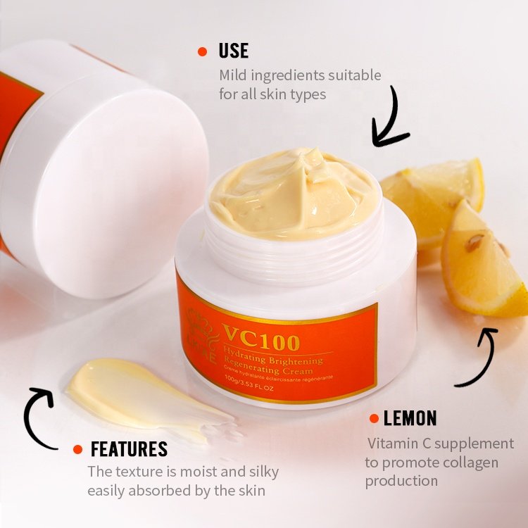 Best Selling Vitamin C 5% Beauty Moisturizer Skin Whitening Anti-Aging Face Cream For Women