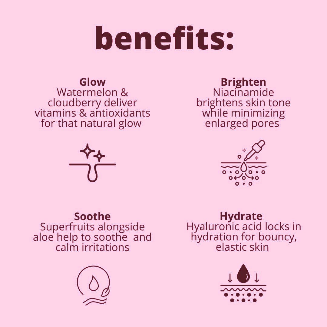SharkBaby OEM Korean Organic Deep Moisturizing Natural Vegan Watermelon Glow Pink Juice Bleaching Whitening Face Cream