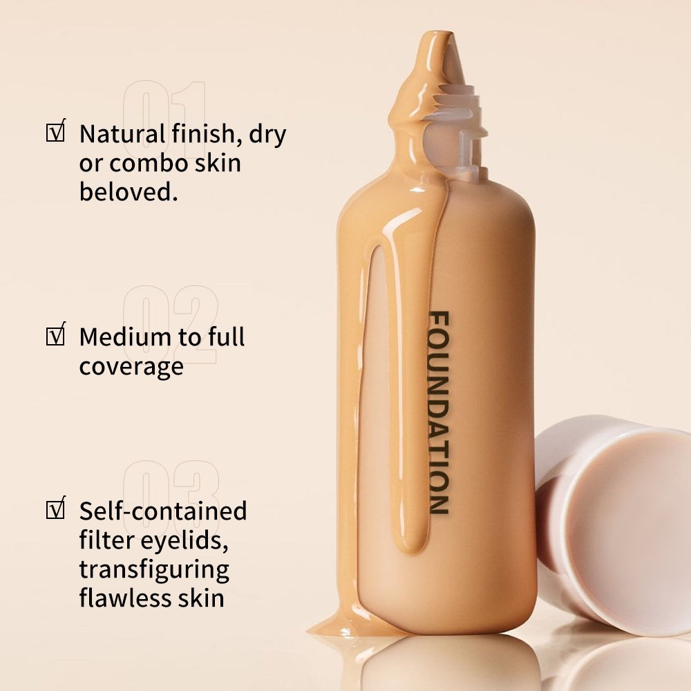 OEM Vegan Hydrating Full Coverage Concealer BB Cream Foundation Skin Tint Water Proof Hose Private Label Liquid Foundation (new)