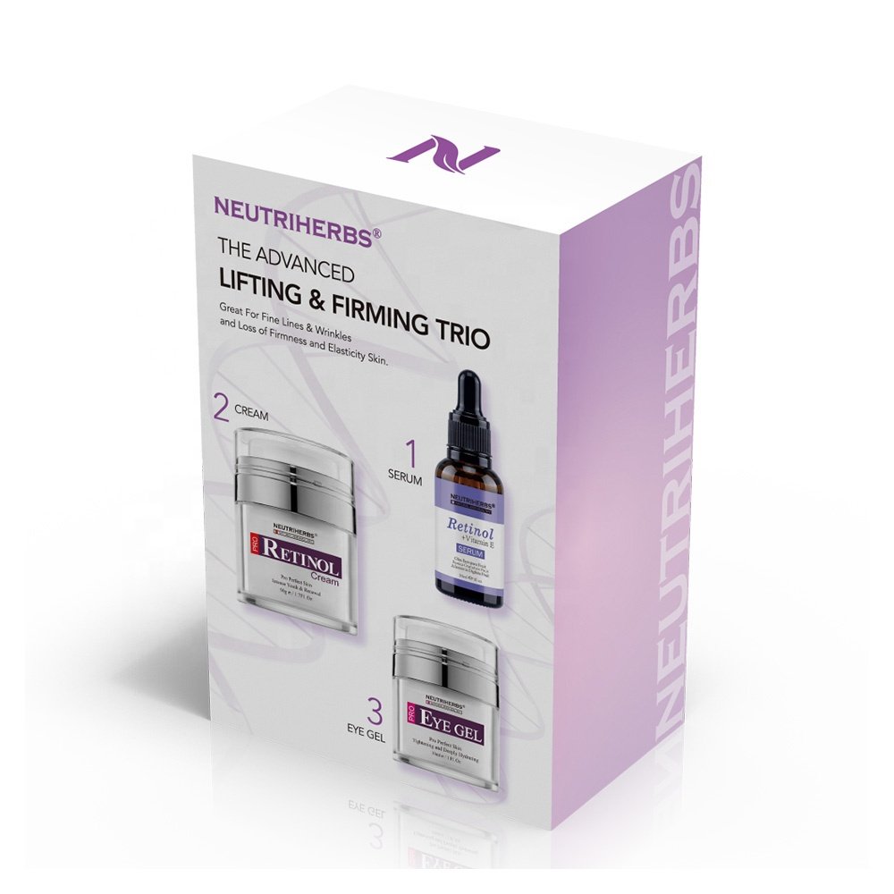 OEM Private Label Skin Care Set Organic Skin Care Vegan Face Anti-aging Remove Wrinkles Retinol Serum Cream