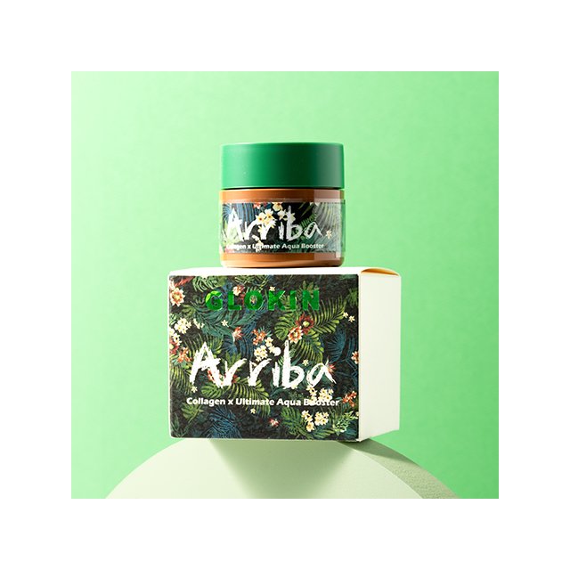 Korea High Quality Moisturizing Anti-wrinkle Hyaluronic Acid Glokin Arriba Collagen Aqua Booster Cream