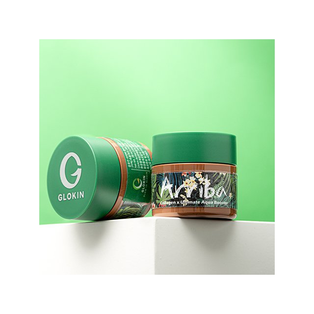 Korea High Quality Moisturizing Anti-wrinkle Hyaluronic Acid Glokin Arriba Collagen Aqua Booster Cream