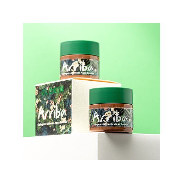 Korea High Quality Moisturizing Anti-wrinkle Hyaluronic Acid Glokin Arriba Collagen Aqua Booster Cream