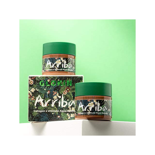 Korea High Quality Moisturizing Anti-wrinkle Hyaluronic Acid Glokin Arriba Collagen Aqua Booster Cream
