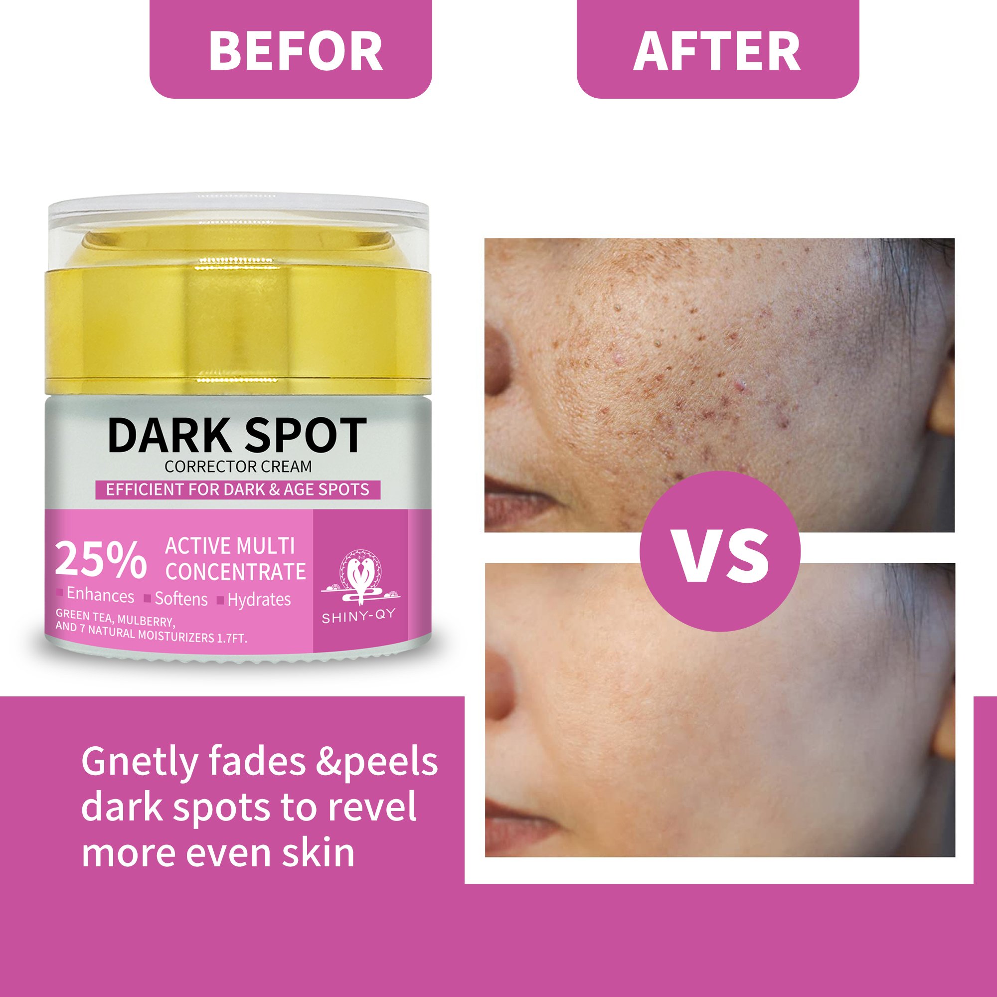 Private Label Lightening Skin Dark Spot Brightening Remover Whiten Face Cream