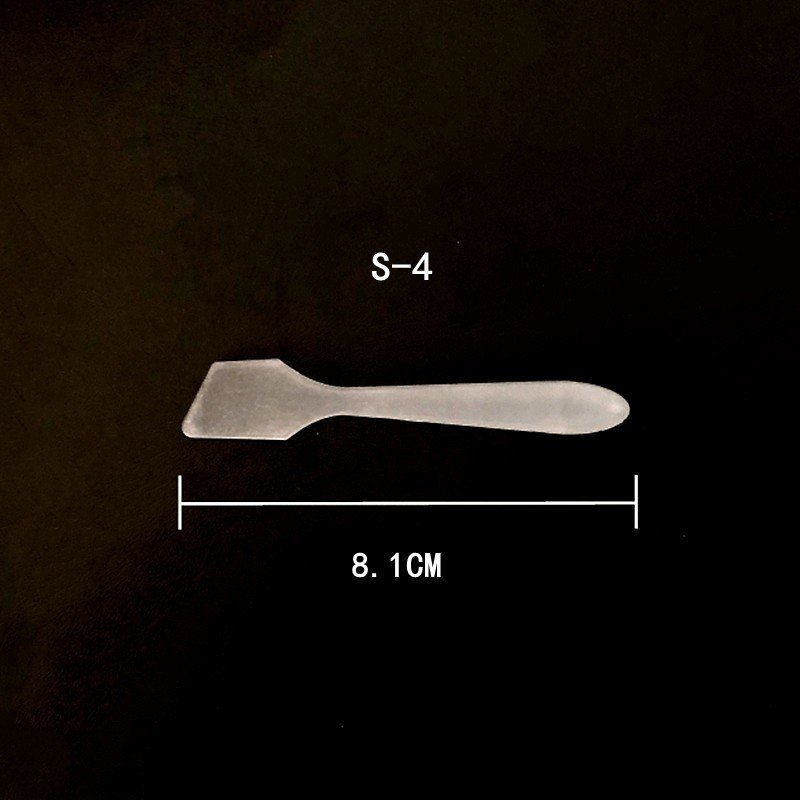 China Supplier white clear Cosmetic Spatula Cream Spoon Plastic Spatula Custom Logo Beauty Diy Face Mask Spatula