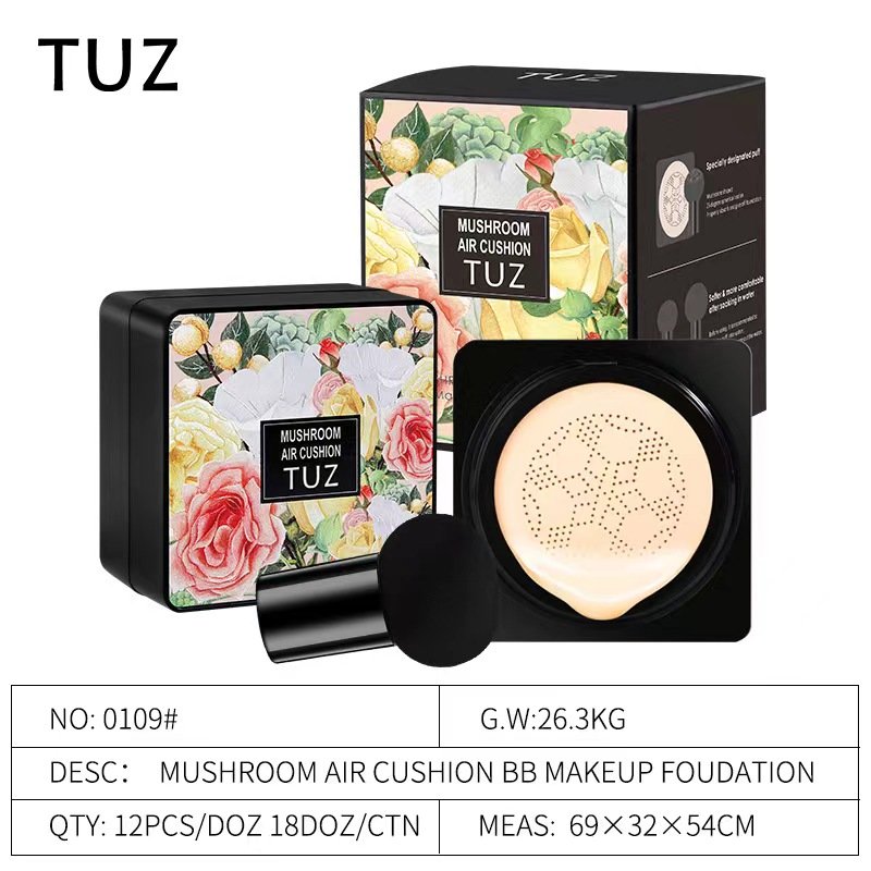 Moisturizing Breathable Natural Concealer Nude Makeup Mushroom Head Air Cushion Face Makeup Foundation Bb Cc Beauty Cream