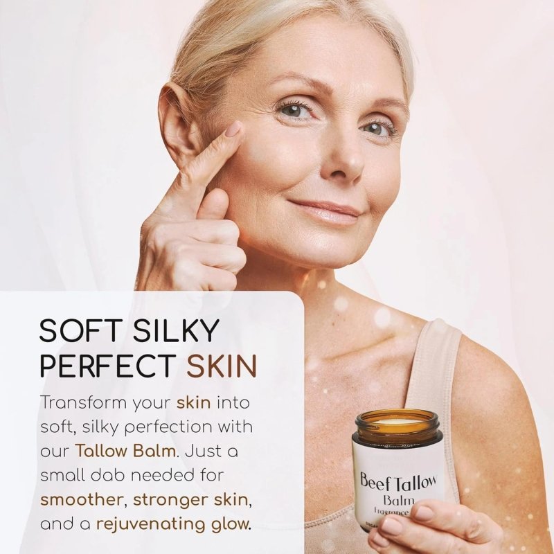 Hot Selling Whipped Tallow Face Cream Pure Suet Beef Tallow Grass Fed Non-Greasy Nourishing Tallow Cream for Sensitive Skin